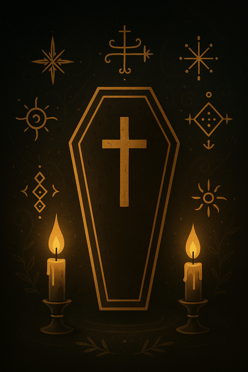 Poupée rituelle sur autel de protection